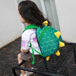 Zak Koreaanse kindertas Herfst Rugzak Schattige kleine dinosaurus mode schooltas voor jongens en meisjes