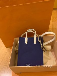 ingrosso mostrando borse-Fashion Mens Blue Geyday Pochette Borse Top Quality Plat Designer Tote Bag Cross Body Show Sac Women Borse con StrapOeti