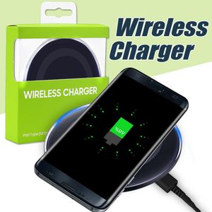 Wholesale x cell wireless charger for sale - Group buy Cell Phone Mounts For Iphone X Universal Qi Wireless Charger S6 Note Galaxy S7 Edge Mobile Charging Pad USB Cable With Box