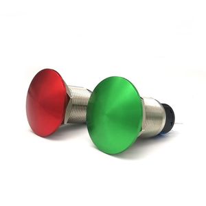 Smart Home Control mm Red Green Mushromm Head Momentary Latching Watewrproof Metal Push Button Switch