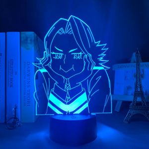 can lambalar
 toptan satış-Gece Işıkları D Lamba Anime Benim Kahraman Academia Yuga Aoyama Yatak Odası Dekorasyon Doğum Günü Hediyesi Pırıltı Durduramıyor LED Işık