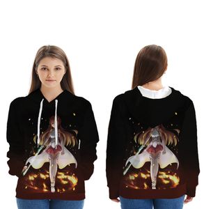 Gloednieuwe Hoodies Mode Koppels Gezond Zwaard Art online Mannen Vrouw Anime Zacht en comfortabel Sexy Meisje D Print Hoodie Sweater Sweatshirt Jacket Pullover