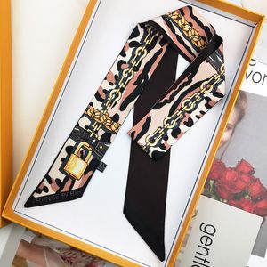 2021 Designer Dames Mode Sjaal Hoofdband Luxe Merk Dames Luipaard Print Sjaals High end Sjaals Maat cm