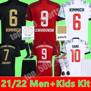 child homes toptan satış-2021 Lewandowski Bayern Ribery Hummels Futbol Formaları Münih Yetişkin Erkekler Çocuklar Kiti Gençlik Vidal Muller Sanyalı Eve Uzakta rd Çocuk Futbol Üniforması