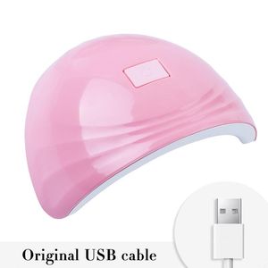 Wholesale ultraviolet nail dryer resale online - Nail Dryers W Lamp UV For Drying Gel Polish Ultraviolet USB Manicure Tools LEB Potherapy Baking Art