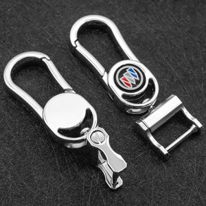 buick-schlüssel großhandel-Auto Keychain Buick Logo Pure Metal Anti Lost Design Persönlicher Rotation Innovativer Schlüsselring geeignet für ENNAL ENGLAVE Keychains