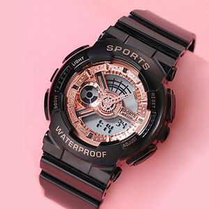 black digital watch women's