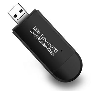 mikro sd kart ve okuyucu toptan satış-Çoklu USB2 Tip C Mikro USB OTG ile SD TF Kart Okuyucu Bilgisayar Macbook Tablet Için Yeni