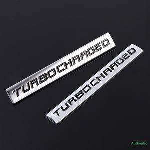 Creative Metal Car Sticker Chrome Turbocharged Embleem Badge Decal voor BMW Audi Honda Volvo Toyota Ford Chevrolet Hyundai GT17