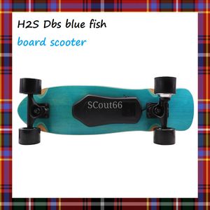 boards electric skateboard venda por atacado-H2S DBS Blue Fish Board Scooter Smart Electric Skate