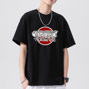 T shirts Märke och intressanta mönster Sommar Svart Oversize Style Fashion Hip Hop Print Ulzzang Harajuku Streetwear Tshirt