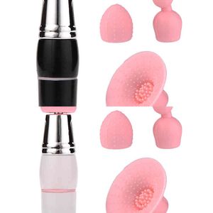 NXY Vibrators Vrouwelijke Drie Stuk Clitoris Stimulator Mini AV Pumpkin Stick Vibration Massage Likken Orale Seksspeeltjes