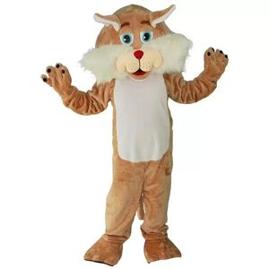 erkekler için kedi kostümleri toptan satış-Performans Güzel Kedi Maskot Kostüm Cadılar Bayramı Noel Fantezi Parti Hayvan Karikatür Karakter Kıyafet Takım Elbise Yetişkin Kadın Erkek Elbise Karnaval Unisex Yetişkinler