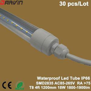 ip66 led leuchten großhandel-Birnen T8 wasserdichte LED Röhre mm ft w IP66 Lichtlampe fluoreszierende AC85 V