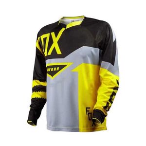 camisetas de motocross hombres al por mayor-Camisetas para hombre Maillot de Ciclismo Para Hombre Camiseta Motocross Secado Rápido Camisa Zorro DH