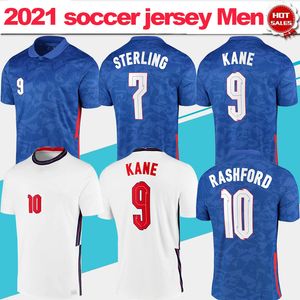 ingrosso blu sterling-Kane Soccer Jersey Rashford sancho casa bianca camicia da calcio bianco sterling Mount Away Blue Football Uniform