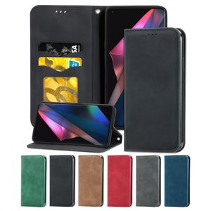 Wholesale oppo reno 5 resale online - For OPPO Reno Z Youth Pro Pro Plus Phone Case Made of Good PU Leather with Convenient Magnetic Buckle