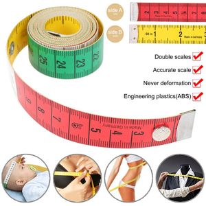 In Body Measuring Ruler Button Tailor Tape Flat cm Measure Tool Sewing Instruments Notions Tools