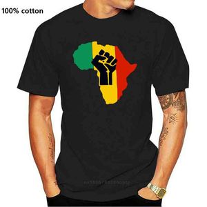 T shirt Afrika Power Rasta Reggae Muziek Herenmaat S tot XL HIP HOP KLEPEN KATOEN WIT