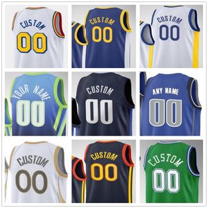 dallas gömlek toptan satış-Özel Altın Devlet Dallas Basketbol Herhangi Adı Numarası Jersey Boş Erkekler Gençlik Eğitim Üniformaları Gömlek Bule Siyah Beyaz Sarı Formalar