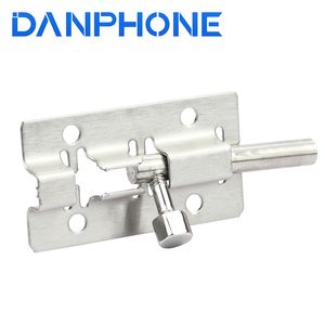 ingrosso latch door locks-Danphone Silver Bunel Lock Bolt pollici Porta in acciaio inossidabile Latch per la casa Hardware Gate Sicurezza
