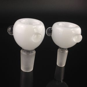 tubos clássicos venda por atacado-Tigela de vidro leitoso fumar tubulações fabricante clássicos em taças mm articulação masculina para tubo de água do ensino fundamental