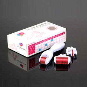 micro-nadel-kit. großhandel-3 in Kit Derma Roller Micro Nadelwalze Needles Skin DermaRoller für Körper und Gesicht