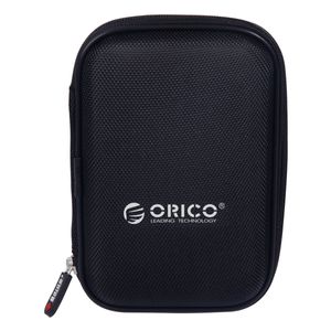 hdd portable al por mayor-ORICO Disco de disco duro de pulgadas HDD Protector EVA duro que lleva la cubierta de la caja de la cubierta Bolsa Bolsa de disco duro externo portátil Negro