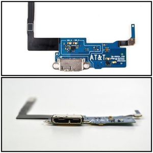 şarj portu samsung esneyecek toptan satış-Samsung Galaxy Not N900A ATT için USB Dock Şarj Şarj Portu Flex Kablo