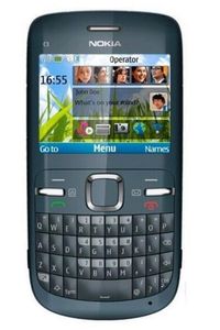 отремонтированные мобильные телефоны wifi оптовых-Оригинальный Nokia C3 QWERTY Клавиатура MP Камера WiFi G GSM900 Восстановленный мобильный телефон разблокирован
