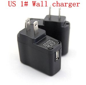 Partihandel Väggladdare EU US Väggplugg USB nätaggregat Högkvalitativ elektronisk cigarettväggsadapter E Cigaretter EGO Batteriläge