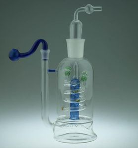 Woda SSANGYONG Szkło Szkło Glass Glass Bongs Water Rura Grube Pyrex Mini Heady Liquid Sci Water Rura Kolor Dostawa losowa