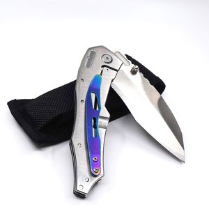 HUNTER Pocket Folding Knife G10 Handle CR18MOV Blade Steel Combat Tactical Survival Knives Utility Outdoor Camping Rescue Tools