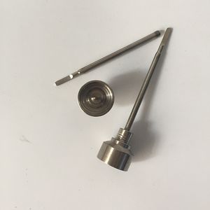 Wholesale dab bong heater for sale - Group buy Coil Heater Rockbros Gr2 Titanium Dabber Nails Titanium Carb Cap with dabber side hole glass bong for Wax Vaporizer