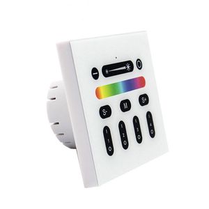 işıklı anahtar panelleri toptan satış-2 G LED Denetleyici RGBW Mi Işık Kablosuz RF Uzaktan Dimmer Anahtarı Bölge MiLight Serisi LED Işıkları için Duvar Montaj Paneli Anahtarları Lamba Ampul
