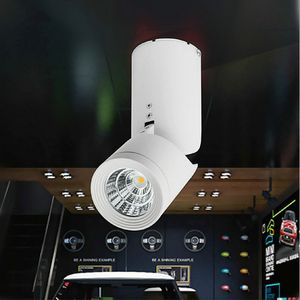 Wholesale high power led spot lights resale online - New arrival high power Dimmable W W LED track spot lights energy saving indoor track lighting with SHARP COB LED
