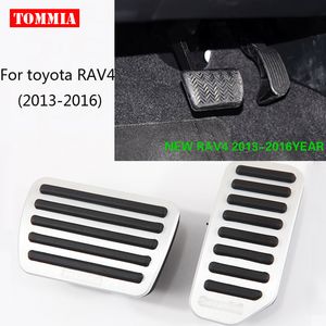Voor TOYOTA RAV4 Pedaal Cover Fuel Gas Rem Voetsteun Huisvesting Geen boren Auto Styling Gratis verzending