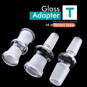 different types glasses toptan satış-Cam Adaptörü Dönüştürücü Farklı Türleri mm mm mm Erkek ve Kadın Ortak Su Boruları için Petrol Kuleleri Cam Bongs