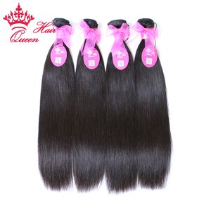 Wholesale shipping hair virgin for sale - Group buy Queen Hair Products Brazilian Virgin Hair Extensions natural straight hair Mixed length available quot quot DHL SHIPPING