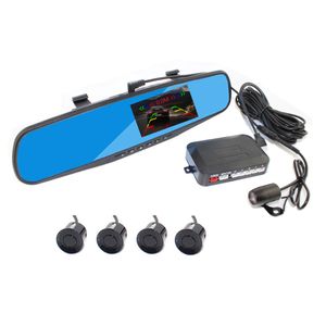 DVD Parkeringssensor PZ621 Fyra sensorer Auto Car Camera Mänskliga Röst BIBI Ljudlarm Färger för att välja GRATIS POST EPACKET