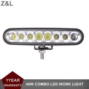 24 W calowy LED Light Bar SUV Car Ciężarówka Trailer Wagon DRL Pickup x4 Motocykl WD Combo V V Lampa przeciwmgielna Driving Reflektor