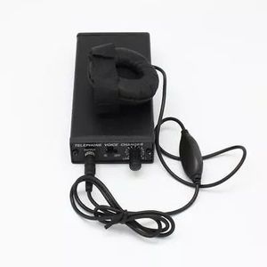 Wholesale sounds phone resale online - Professional Telephone Voice Changer Funny Voice Sound Disguiser Mobile Phone Transformer televoicer handheld Change Voice Gadgets black