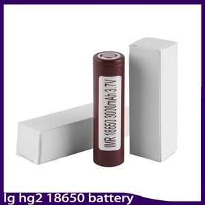 pilhas de lítio recarregáveis venda por atacado-100 de alta qualidade HG2 Bateria mAh A Max Lítio Recarregável Baterias para Células LG Fit Vape Box Mod