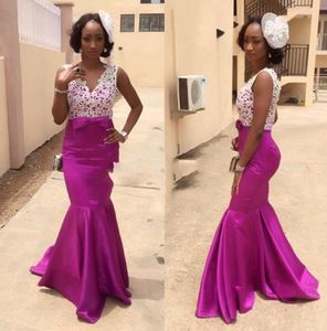 Wholesale purple maxi evening dress for sale - Group buy african wedding guest dresses bridal outfits purple bridesmaid dress for wedding evening dresses prom party maxi dresses