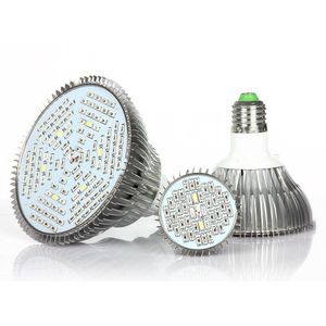 30 sztuk E27 Full Spectrum LEDS W LED Grow Light Hydroponic Żarówka Roślina Kwitnąca Kwitnąca Lampa Par Light