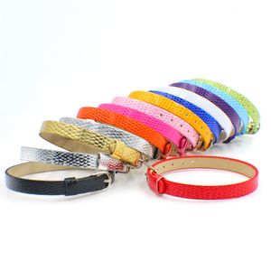 wristband slide letters großhandel-Schlangenhaut Oberflächen PU Leder Armbandarmband des Großverkauf mm passendes für mm diy Diabuchstaben