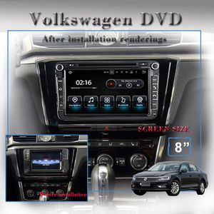 8 Inch Touch x600 HD scherm Android10 Auto DVD speler Stereo Radio GPS navigatie voor Volkswagen Passat Golf Polo CC Jetta Skoda Seat Multimdeia Bluetooth WiFi