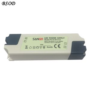çıkış voltajı toptan satış-SANPU LED Güç Kaynağı V W Sabit Gerilim Tek Çıkış Kapalı Kullanım IP44 Plastik Kabuk Küçük Boyutu PC15 W1V12