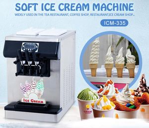 yoğurt dondurma barları toptan satış-Masaüstü Gelato Yumuşak Dondurma Makinesi Yoğurt Dondurma Makinesi Kafeler Barlar Restoran Ekipmanları Aracı