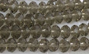 swarovski perlen. großhandel-1000PCS Großhandels x6mm Eisen Grau AB Swarovski Kristall Edelstein lose weiße Kornperle